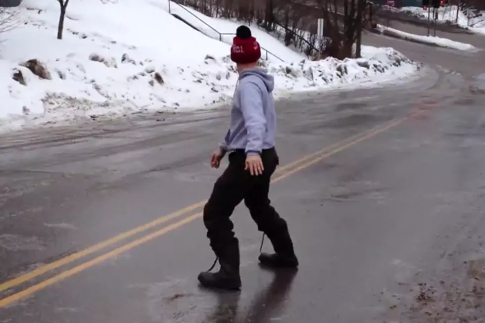 Icy Roads Make For A Slippery Sunday January 12, 2014 In Duluth [VIDEO]