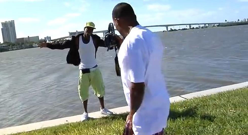 Florida Rap Artist Falls Off Seawall, During Photo Shoot [VIDEO]