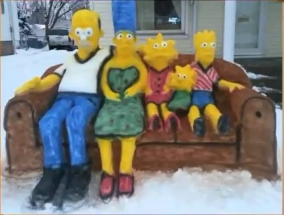 Illinois Dad and Son Take Snow Sculptures to a Whole New Level [VIDEO]