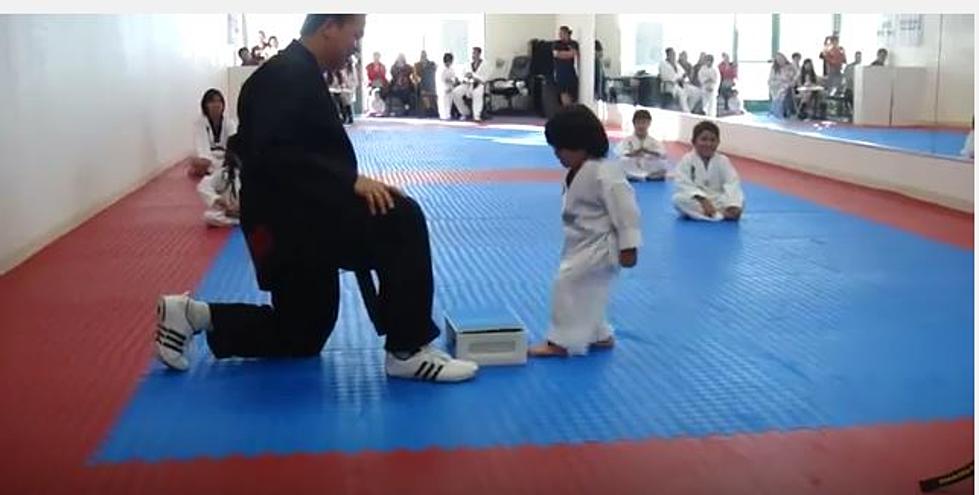 Cutest Little Kid Shows Some Serious Determination In Taekwondo Class [VIDEO]