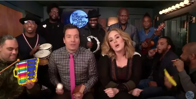 Adele Performs &#8220;Hello&#8221; With Jimmy Fallon and The Roots [VIDEO]
