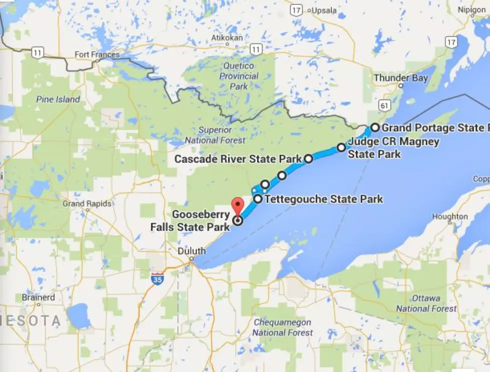 Map Of North Shore Mn Maping Resources 