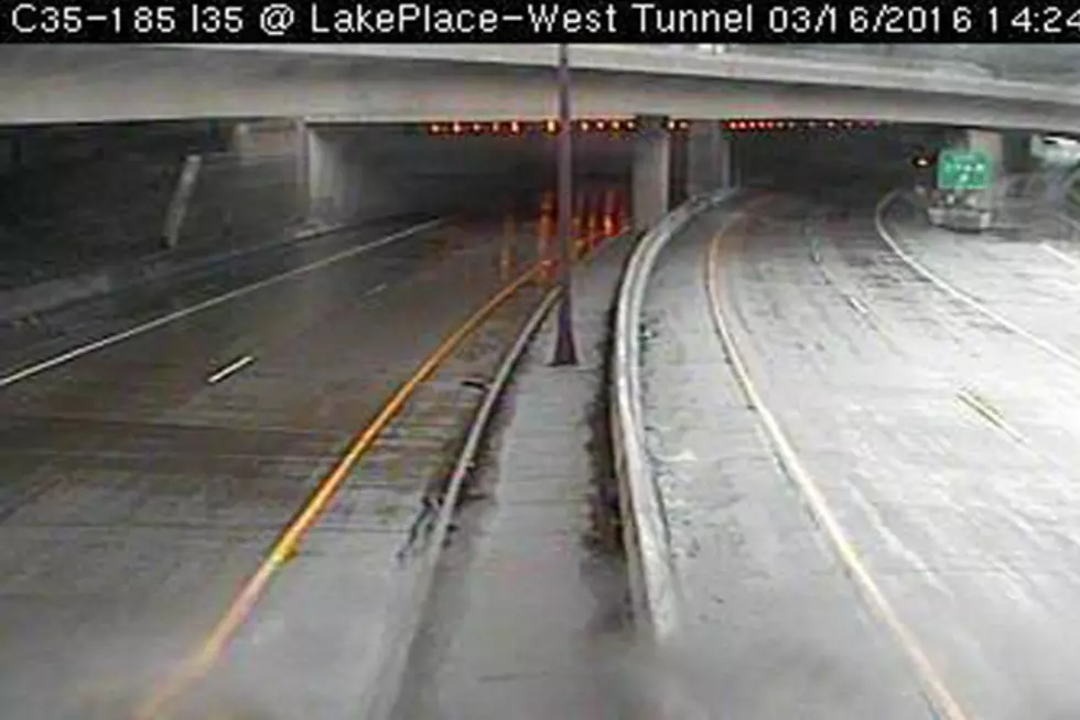 Portion of I-35 in Duluth Closed Near Tunnels Due to Standing Water