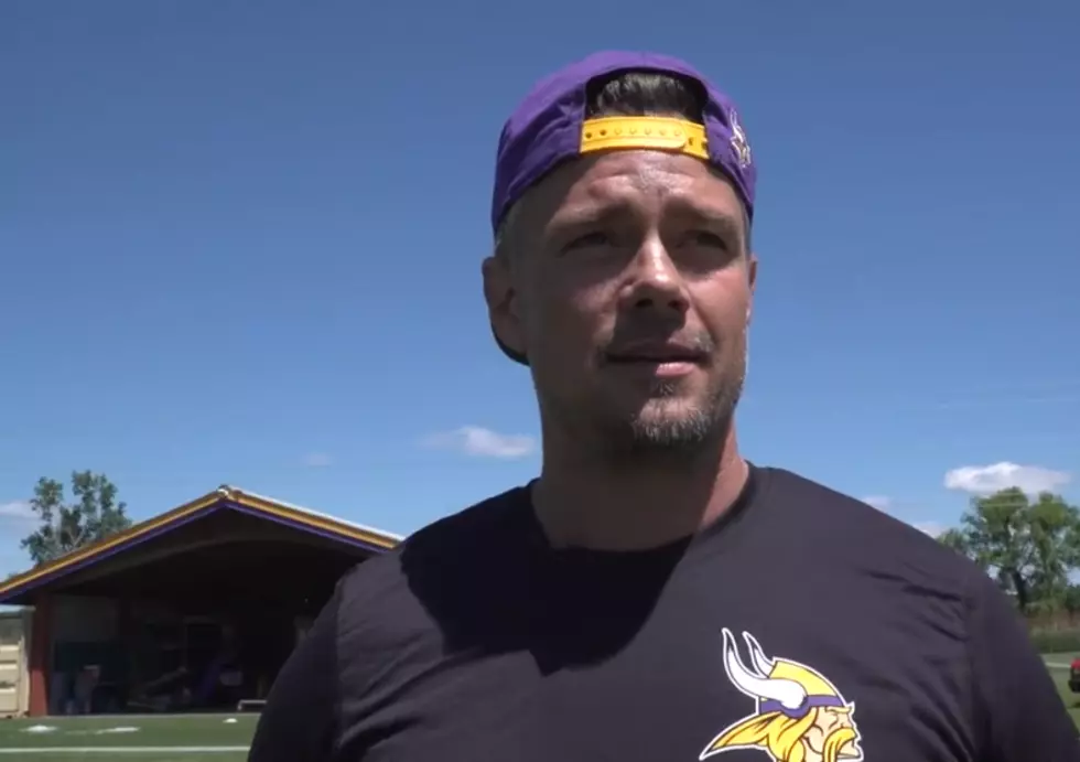 Actor Josh Duhamel Visits the Minnesota Vikings