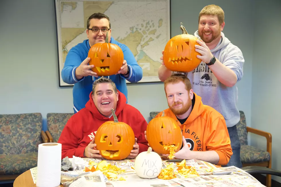 The Mix 108 Staff Carved Some Pumpkins The Old School Way [VIDEO]