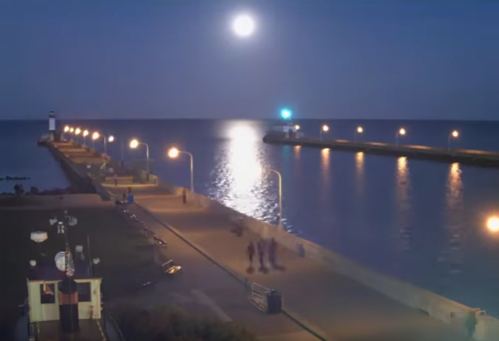 Super Moonrise over Superior