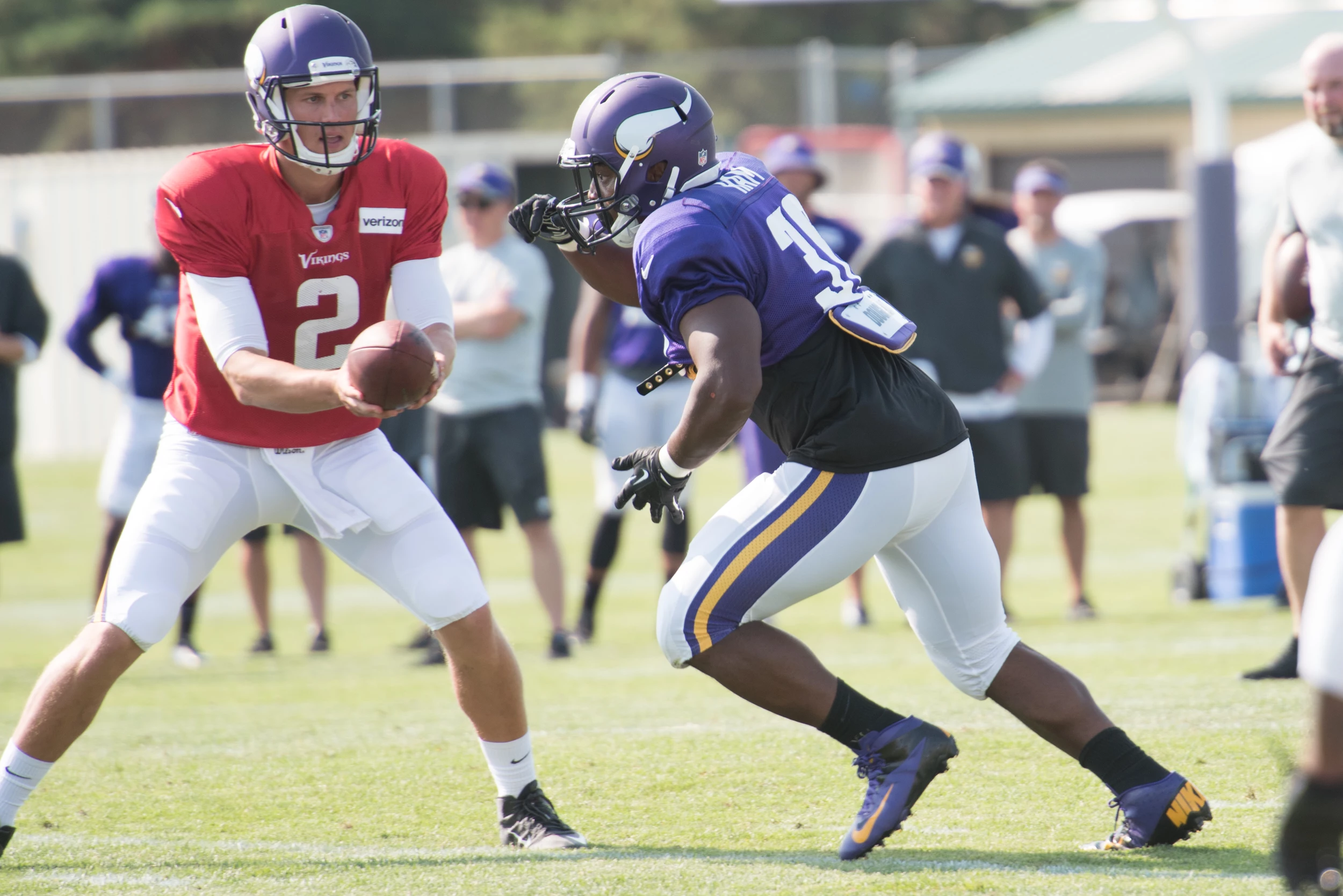 Vikings' C.J. Ham Honors Mother's Memory With Custom Cleats