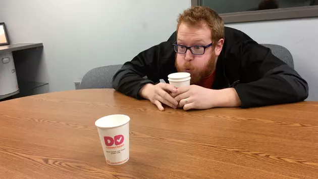 Jeanne and Ian Attempt the Cup Blowing Challenge [VIDEO]