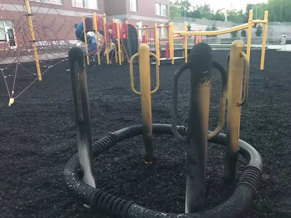 Lester Park Elementary Playground Vandalized by Fire