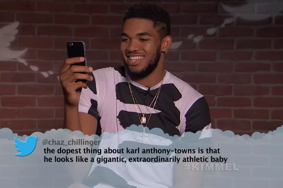 See Karl-Anthony Towns and Zach Levine Read Mean Tweets on Jimmy Kimmel