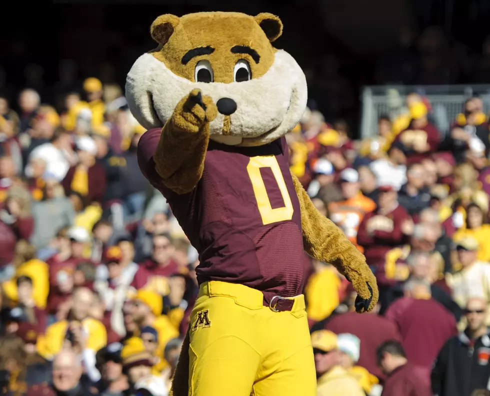 Goldy Gopher Knocks Over Youth Football Player During Half Time [VIDEO]