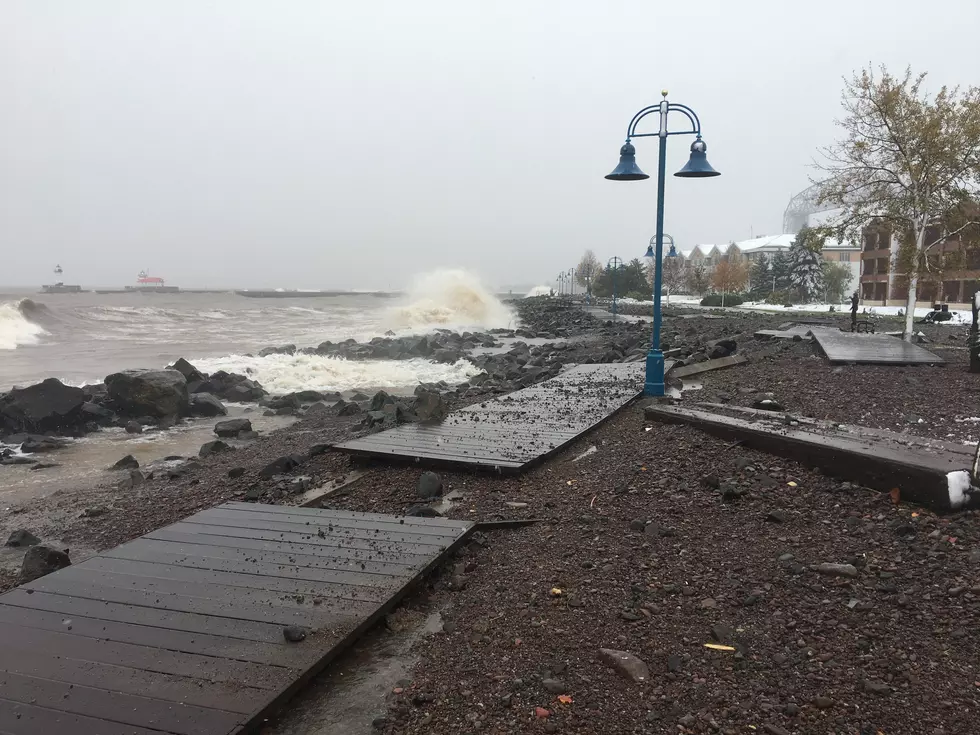 5 Years Ago: Duluth Lakewalk Damaged By Powerful Lake Superior Waves [VIDEOS]