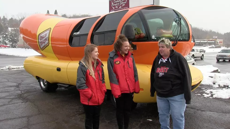Riding in the Weinermobile
