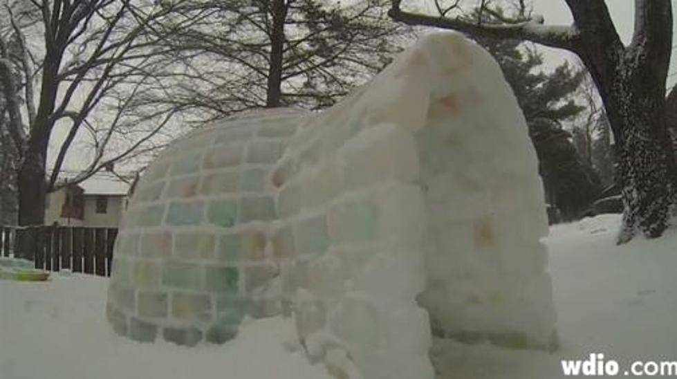 Duluth Family Builds Coolest Winter Fort Ever, an Igloo [VIDEO]