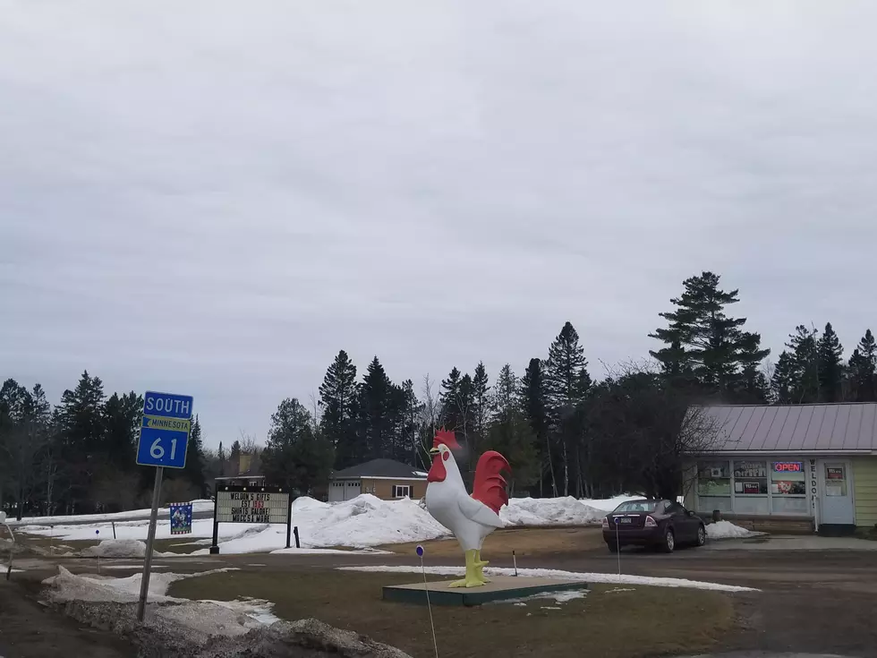 What Is The Story Behind The Giant Rooster In Two Harbors?