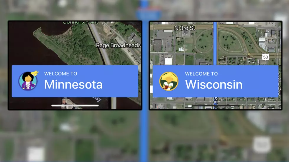See the Google Maps Easter Eggs for Crossing Into Minnesota or Wisconsin