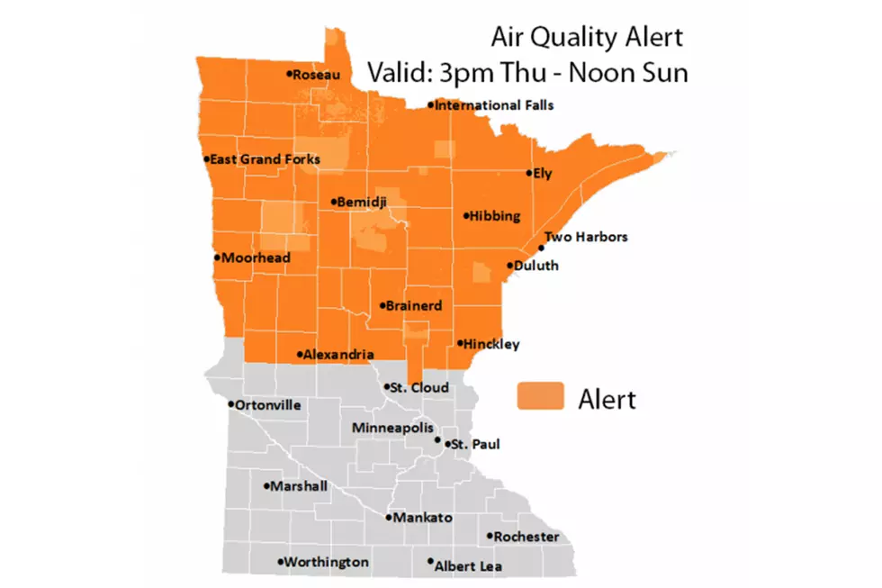 Air Quality Alert Issued For Duluth, Northern Minnesota Through Weekend