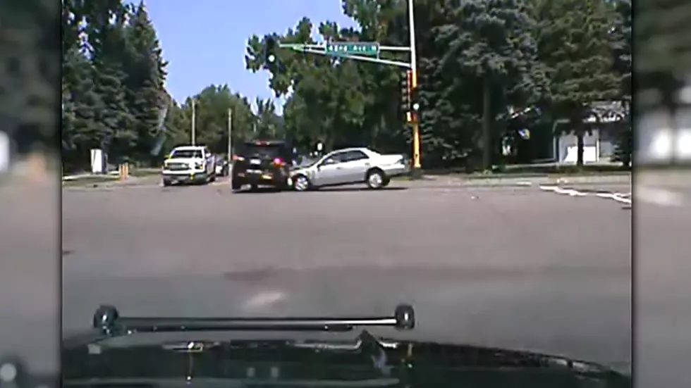 Dashcam Shows Distracted Driver Hitting Minnesota Police Car