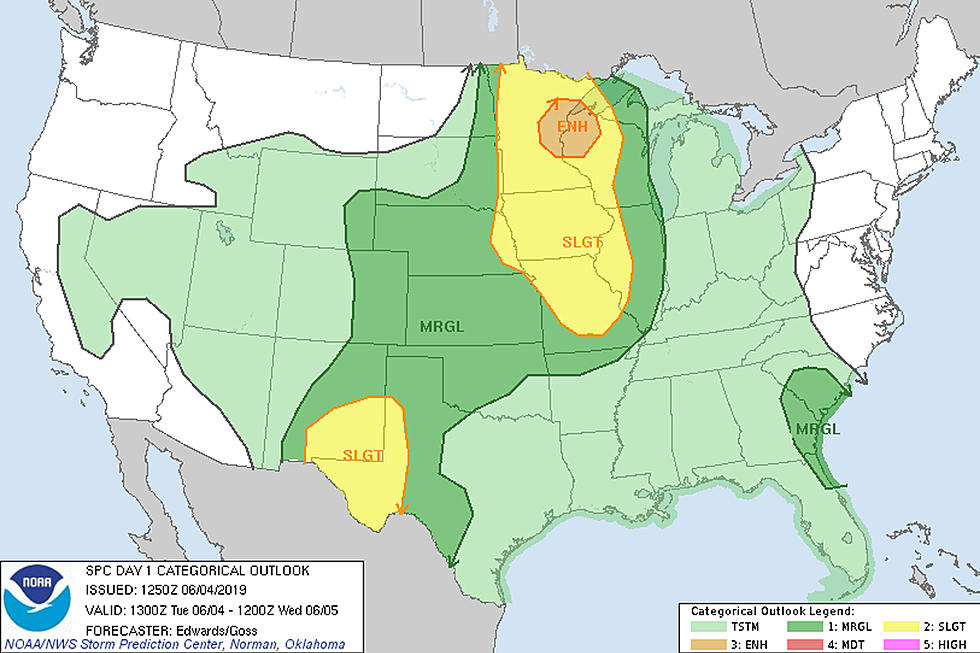 'Enhanced' Risk Of Severe Storms For Twin Ports Tuesday