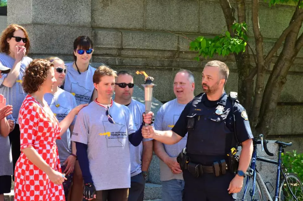 Duluth Police Pass Off Special Olympics Torch