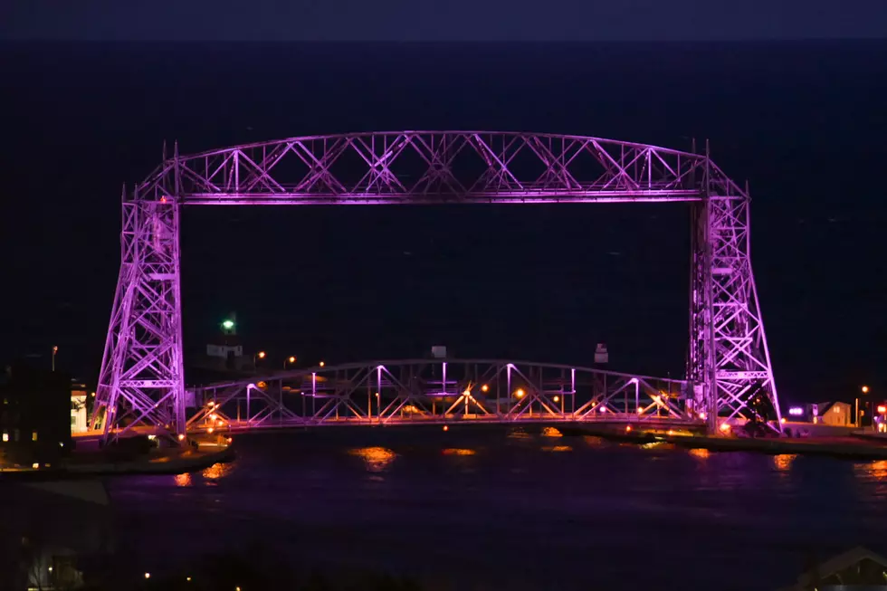 City Of Duluth Turns Aerial Lift Bridge Purple ‘For The Foreseeable Future’