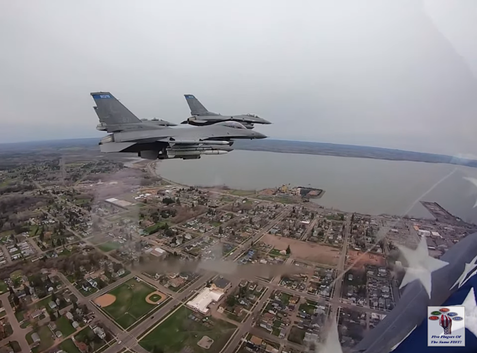 Ride Along With The 148th Fighter Wing As They Did Their Flyovers This Week [VIDEO]