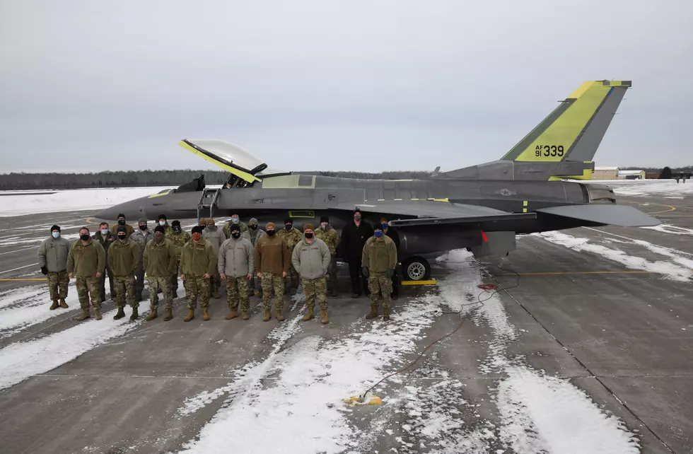 Battle Damaged F-16 Returns to 148th Fighter Wing