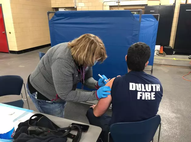 Duluth First Responders Start Getting COVID-19 Vaccine
