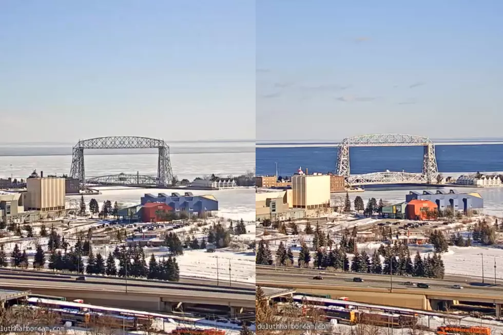 WATCH: Satellite Loop Of Dramatic Shift In Ice Away From Duluth