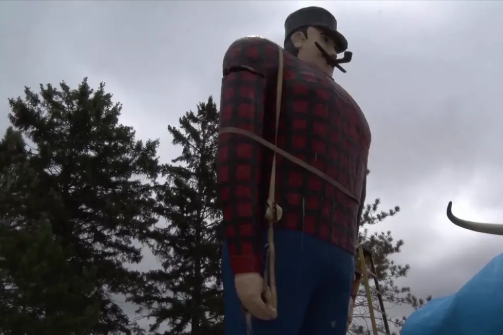 One Of Minnesota&#8217;s Most Iconic Paul Bunyan Statues Suffers Broken Arm
