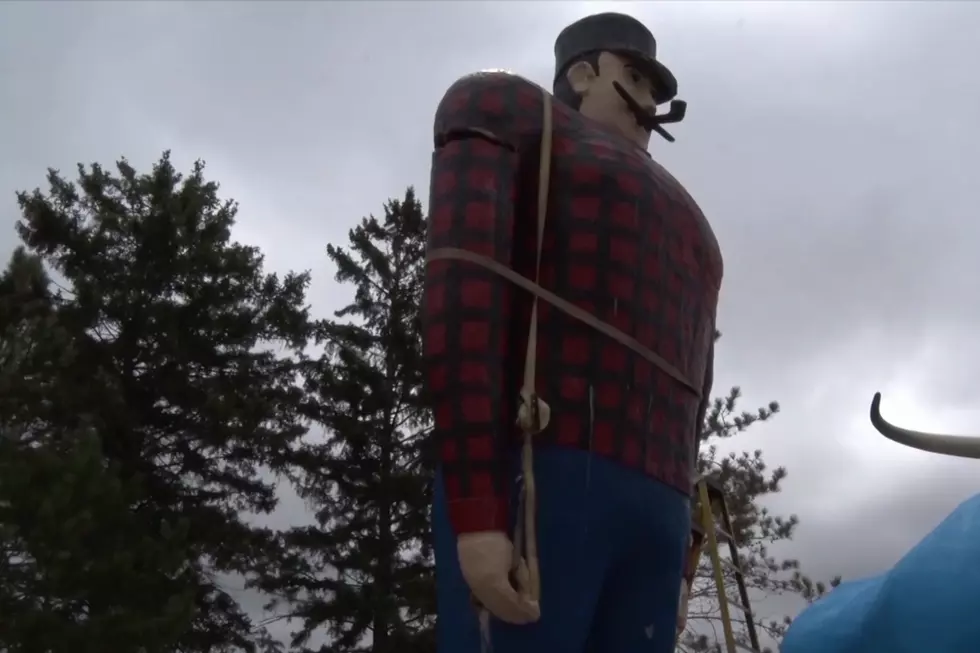 Surveillance Footage Reveals How Bemidji’s Paul Bunyan Statue Got Broken Arm