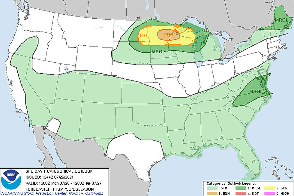 Twin Ports At The Center Of Severe Storm Threat Monday