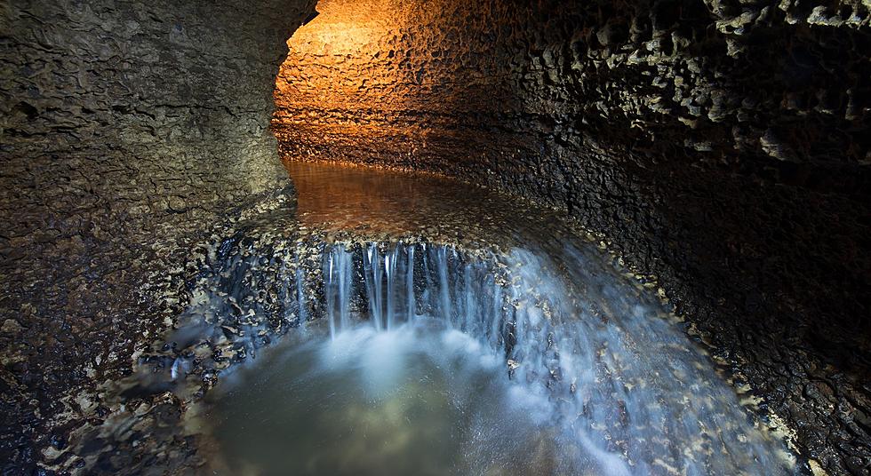 Rare Underground Waterfall in Minnesota Looks Like Something Out of a Sci-Fi Movie