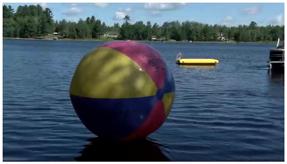 Massive Beach Ball Appears In Local Lake, And Residents Love It