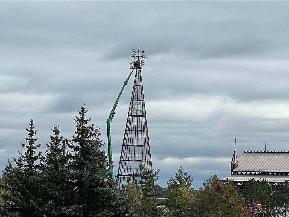 Look What Went Up Monday at Bayfront Park in Duluth