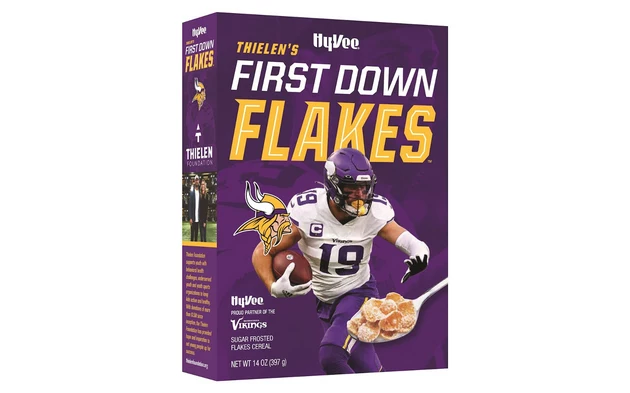 Minnesota Vikings' WR Adam Thielen Launching 'First Down Flakes' Cereal