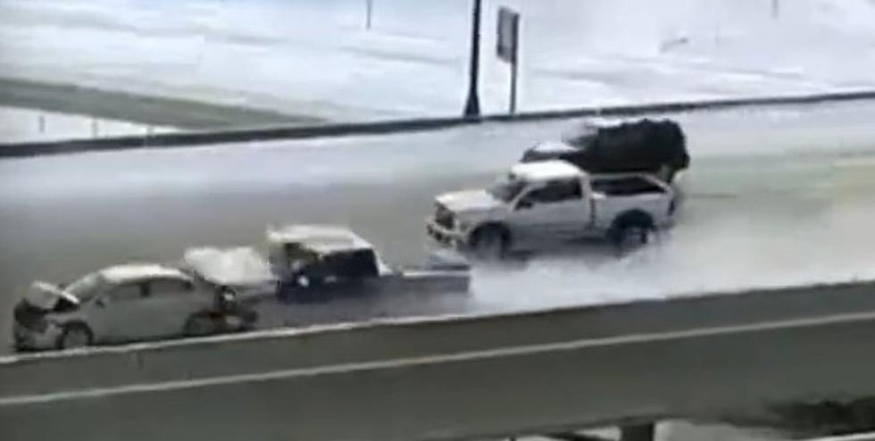 Watch: Minnesota Driver Seriously Injured After They Got Out of Vehicle In Four Car Pile Up [VIDEO]