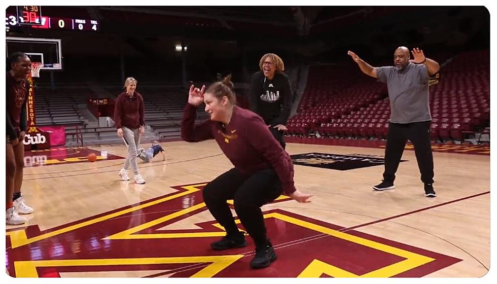 WATCH: Little Kid Steals The Moment From U of M Women’s Basketball Coach