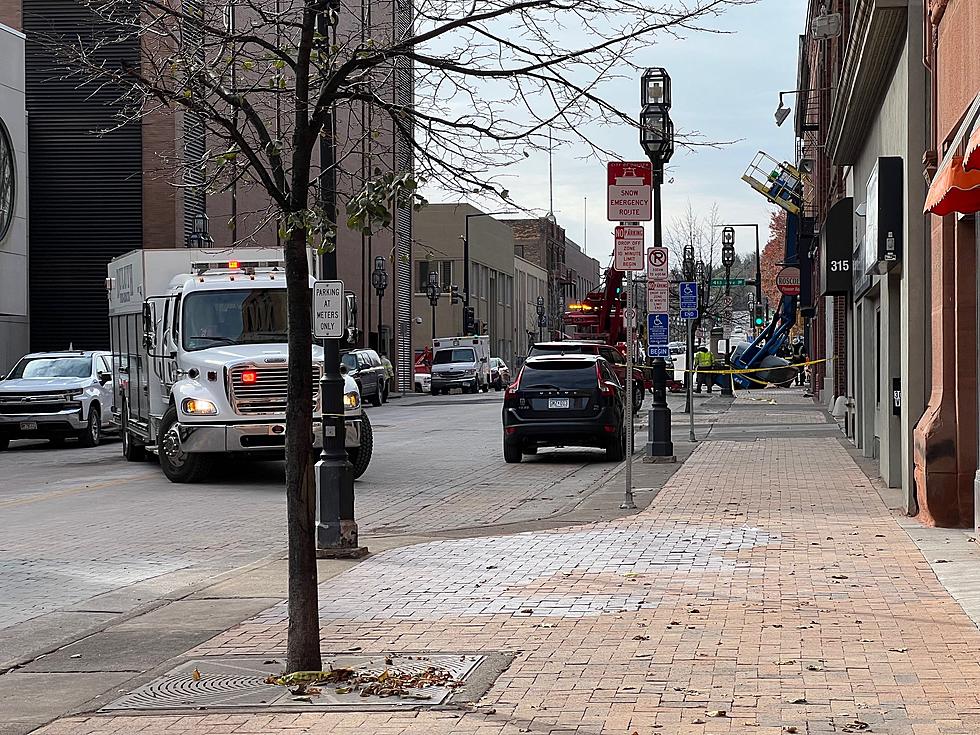 UPDATE: One Person Injured After Downtown Duluth Sidewalk Collapses Under Window Washing Lift Vehicle