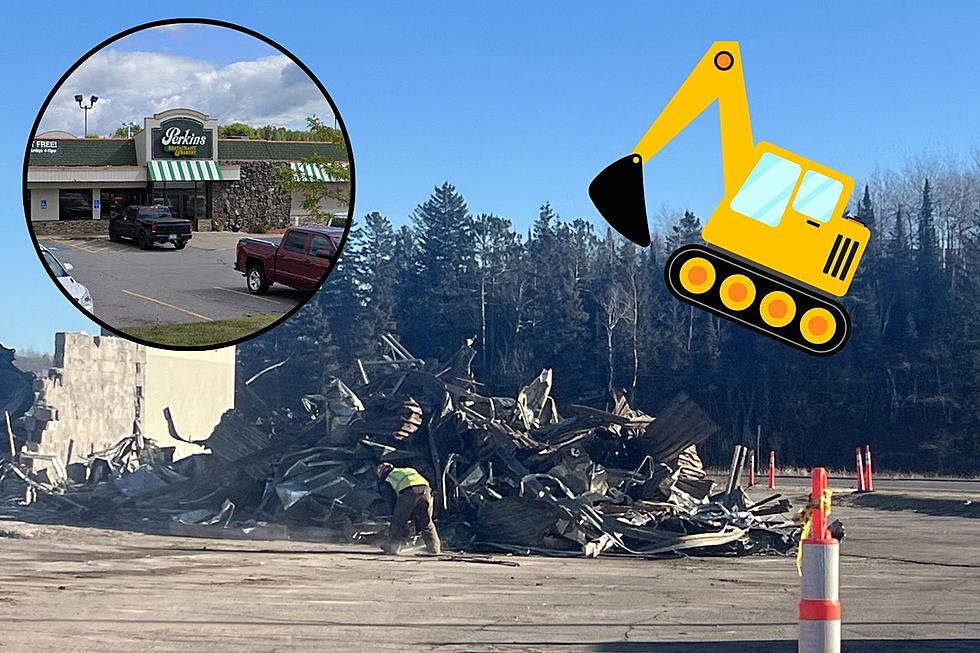 Miller Hill Mall Perkins Now a Pile of Rubble