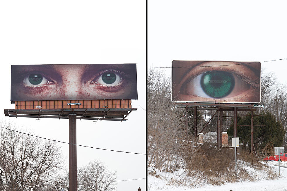 What's The Deal With These 'Creepy' Eye Billboards In Minnesota?