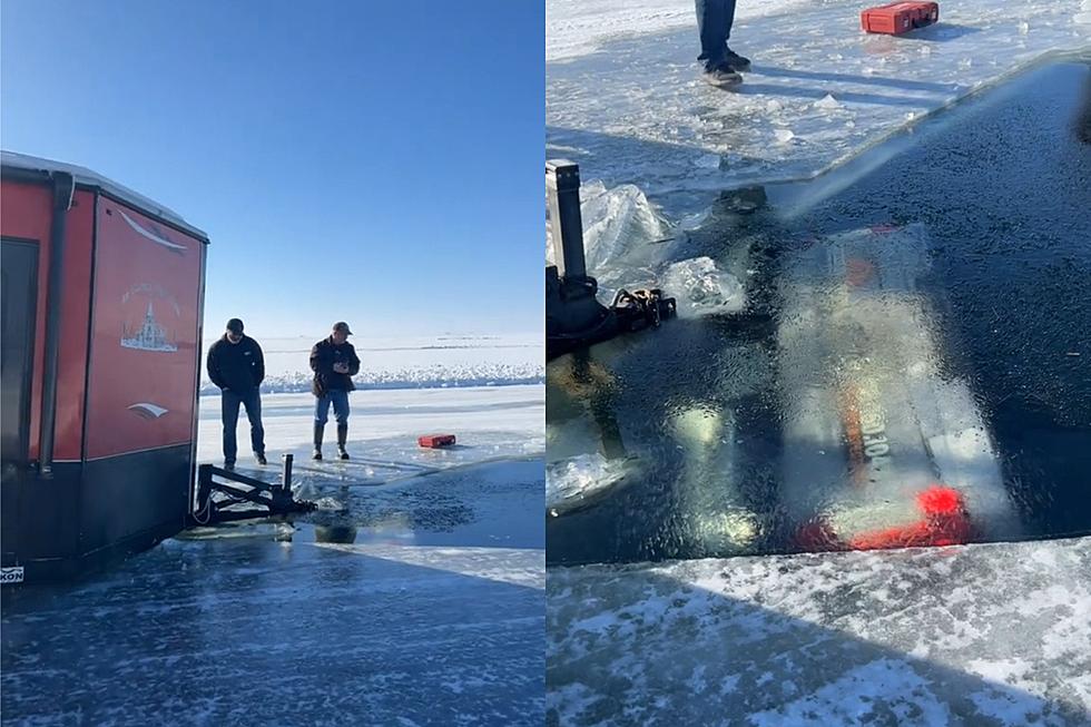 WATCH: Fisherman Goes Viral After Sinking His Truck In Northern Minnesota Lake