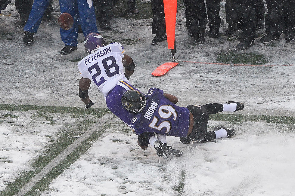 Vikings RB Peterson Leaves With Ankle Injury