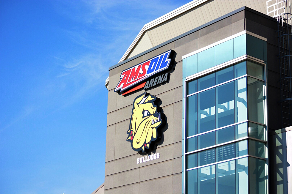 AMSOIL Arena Shows Bulldog Pride With New Illuminated UMD Logo
