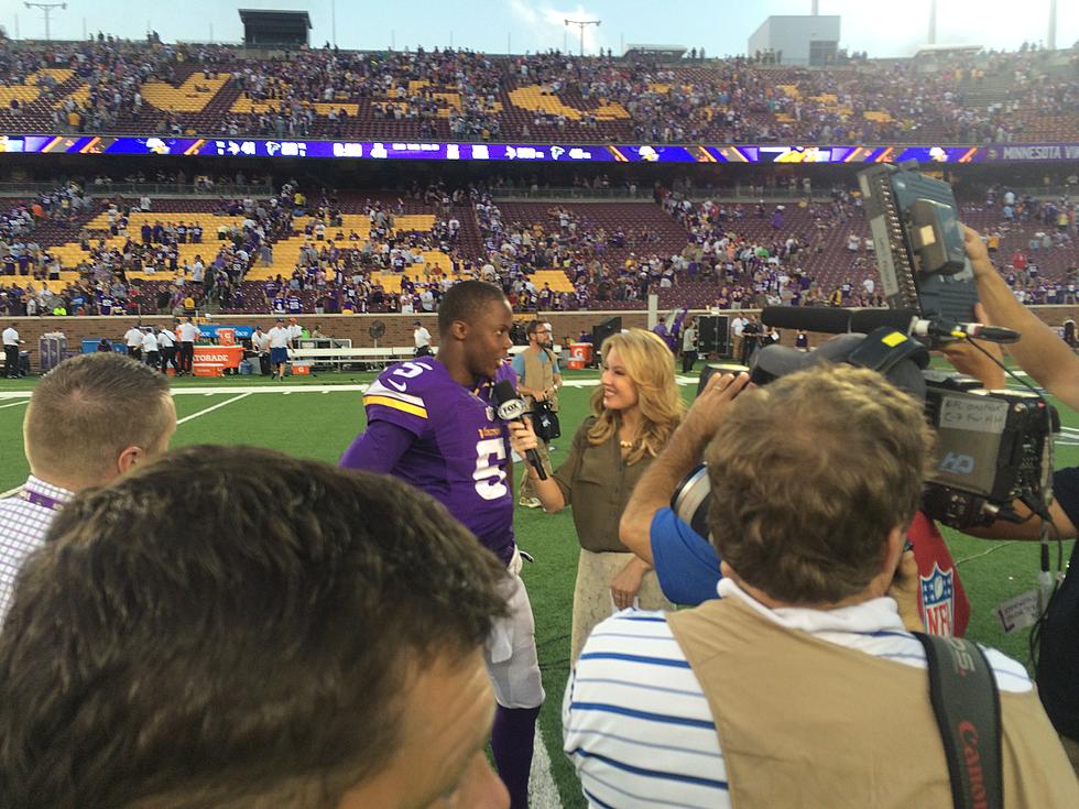 Watch Teddy Bridgewater Come off the Field to “Teddy” Chants Following Vikings 41-28 Win Over Falcons [VIDEO]