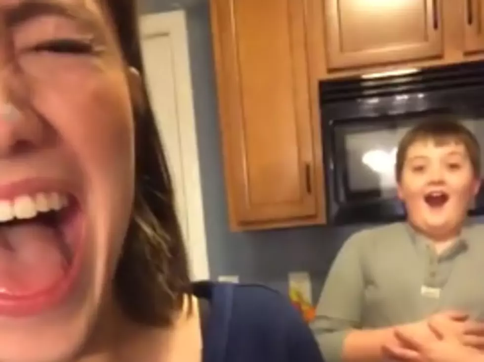 Watch This Big Sister Freak Out Her Younger Brother and the Entire Internet