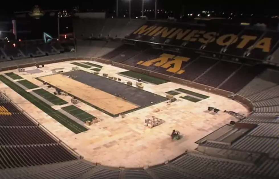 Watch an Ice Rink Being Built at TCF Bank Stadium