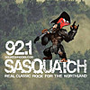 Sasquatch 92.1 FM logo