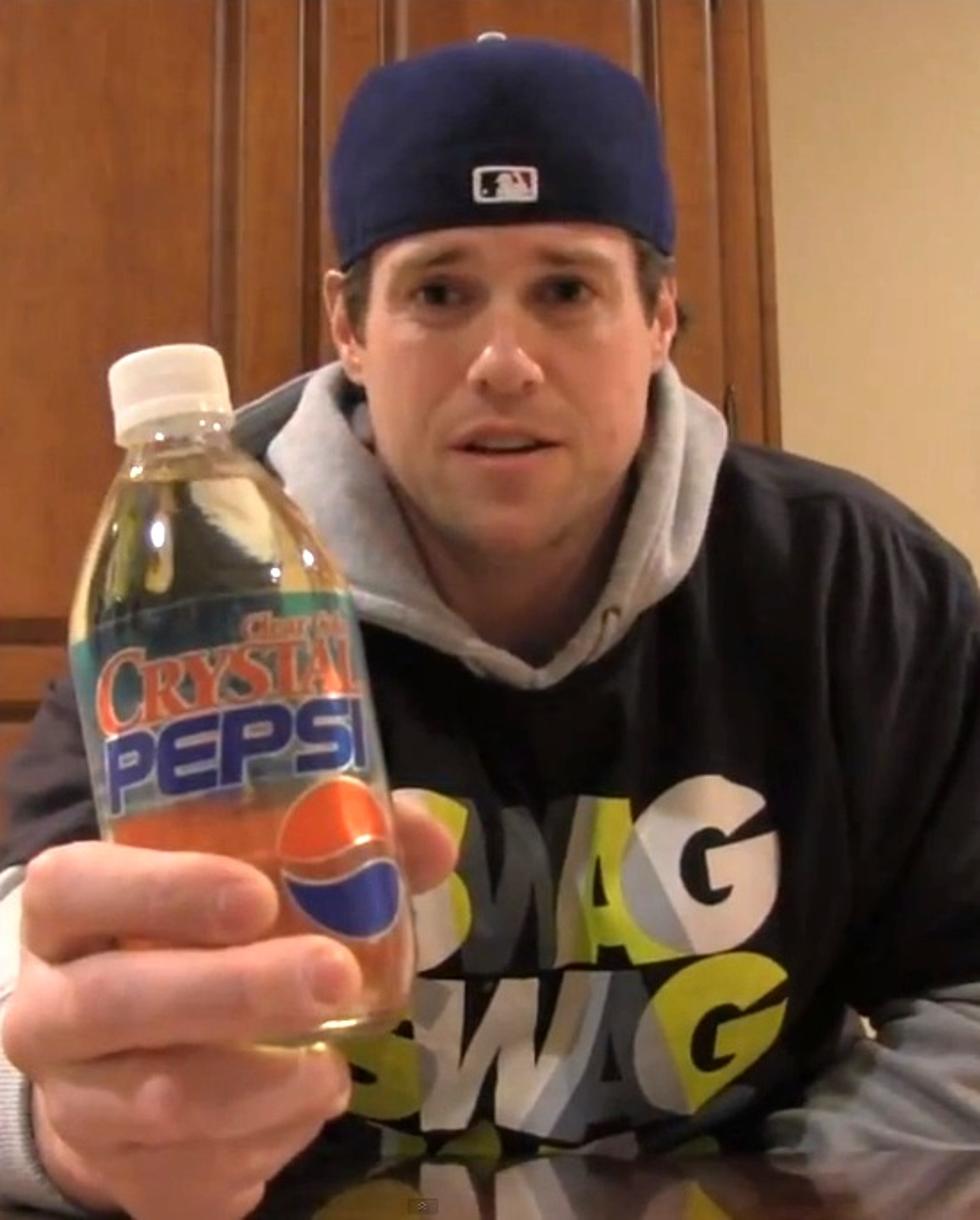 Watch What Happens When This Man Drinks 20 Year Old Crystal Pepsi [VIDEO]