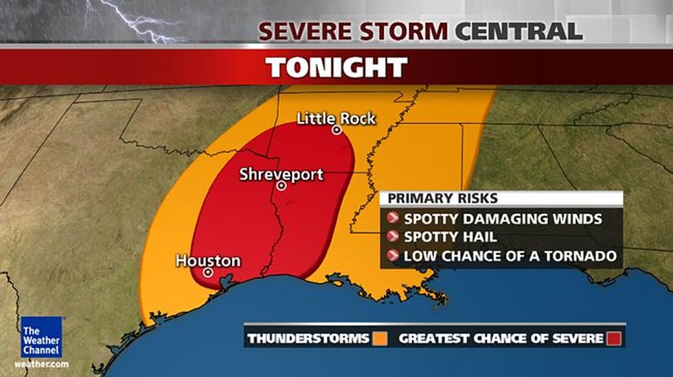 Chance of Severe Storms Overnight